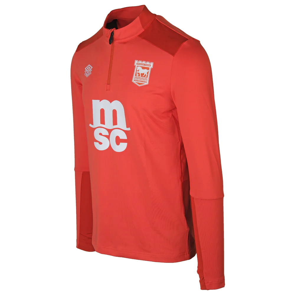 Umbro 2025/26 Orange 1/4 Zip Training Top Adult - Image 3