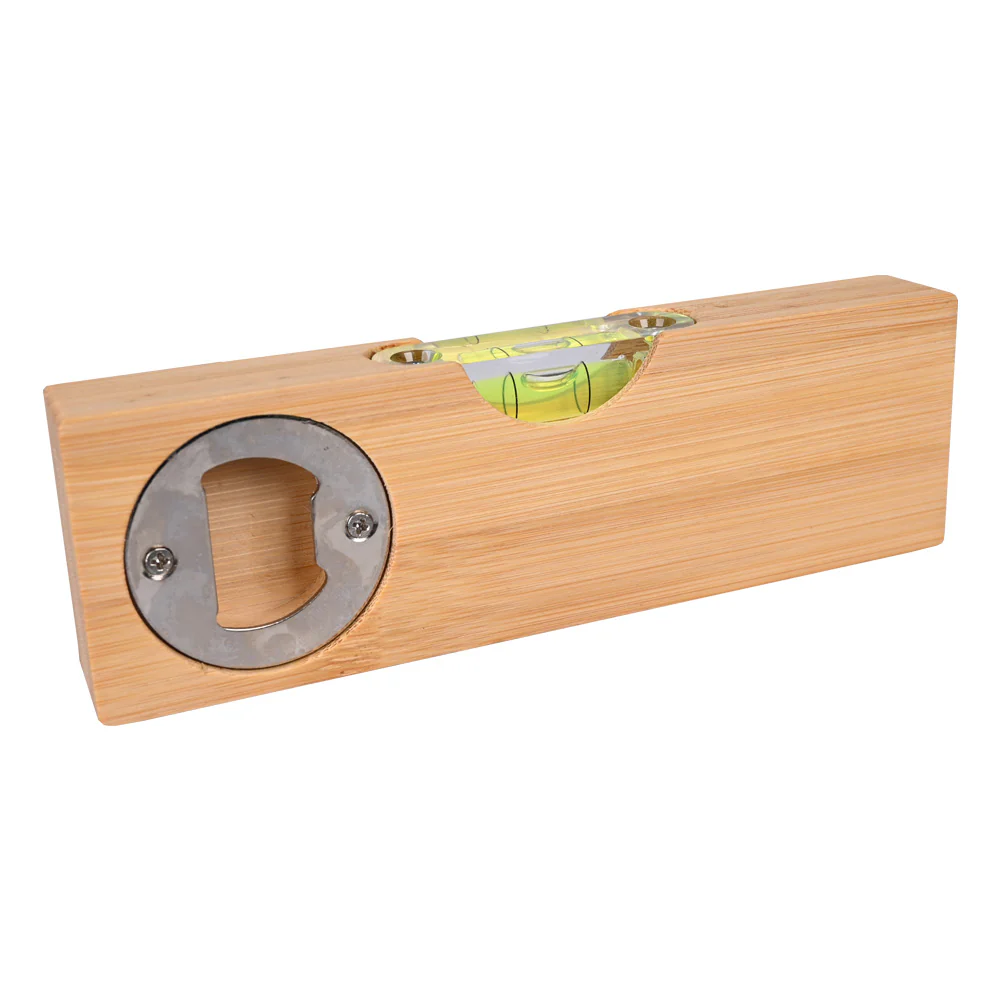 Bamboo Spirit Level/Bottle Opener - Image 2