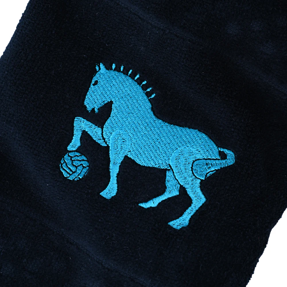 Black Suffolk Punch Golf Towel - Image 2