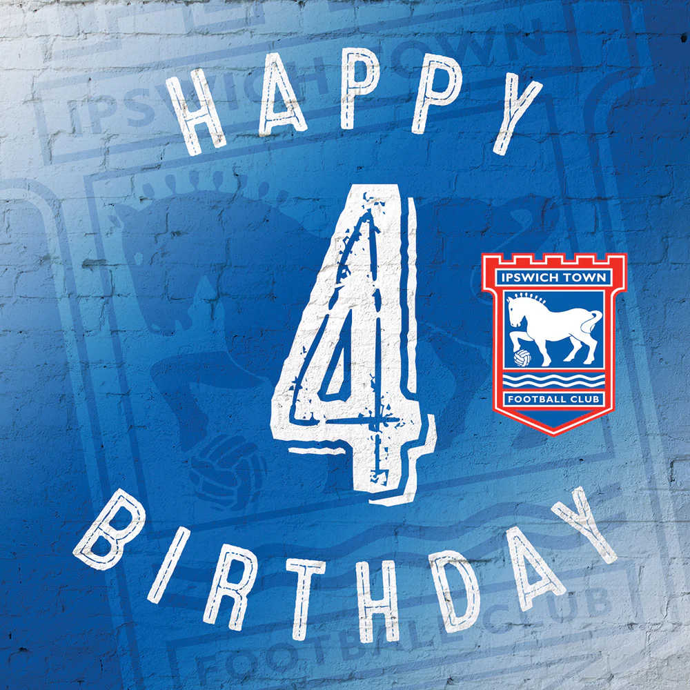 Happy 4th Birthday Card