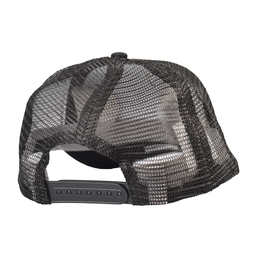 Ipswich Adult Black Embroidered Trucker - Image 5