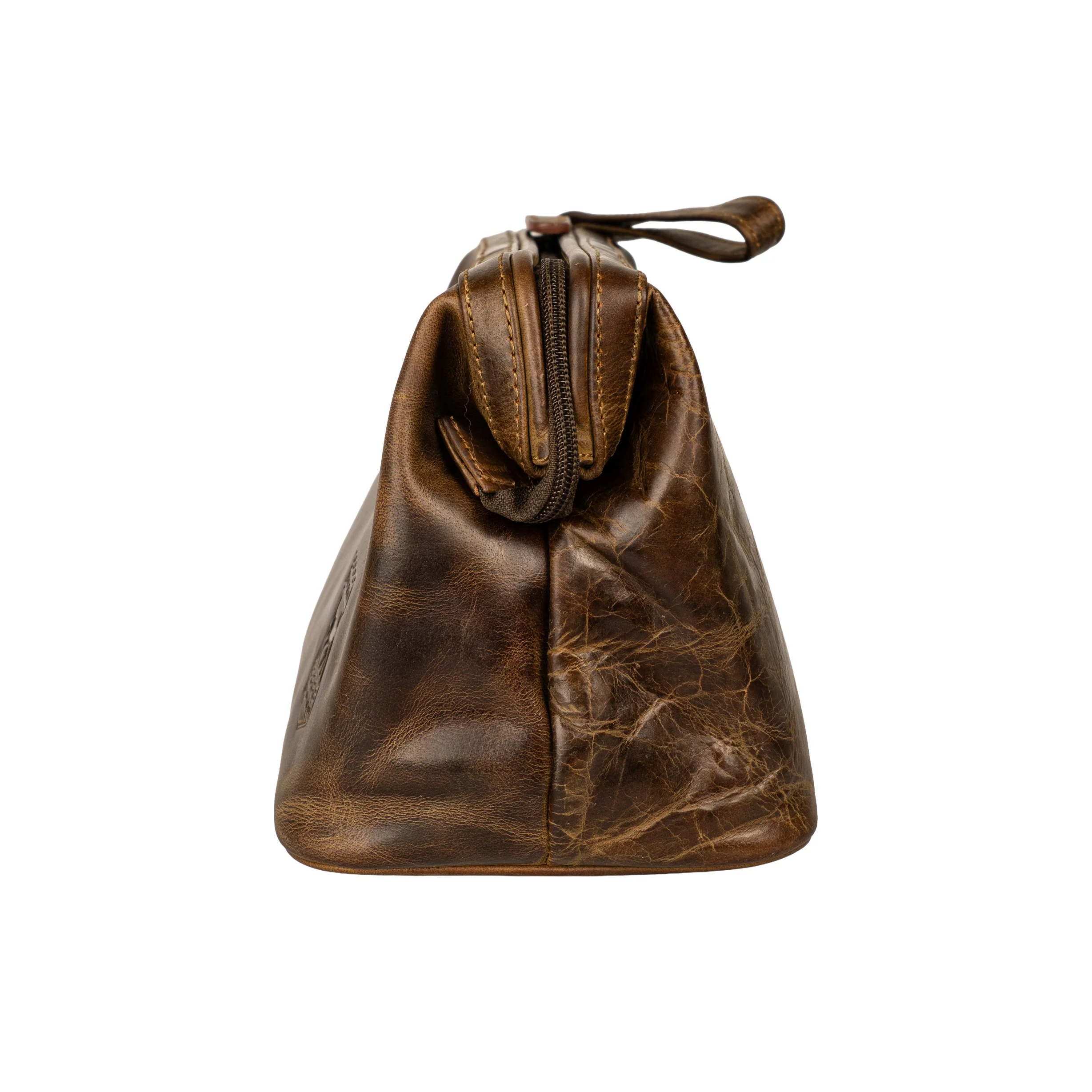 ITFC Hunter Leather Wash Bag - Image 2