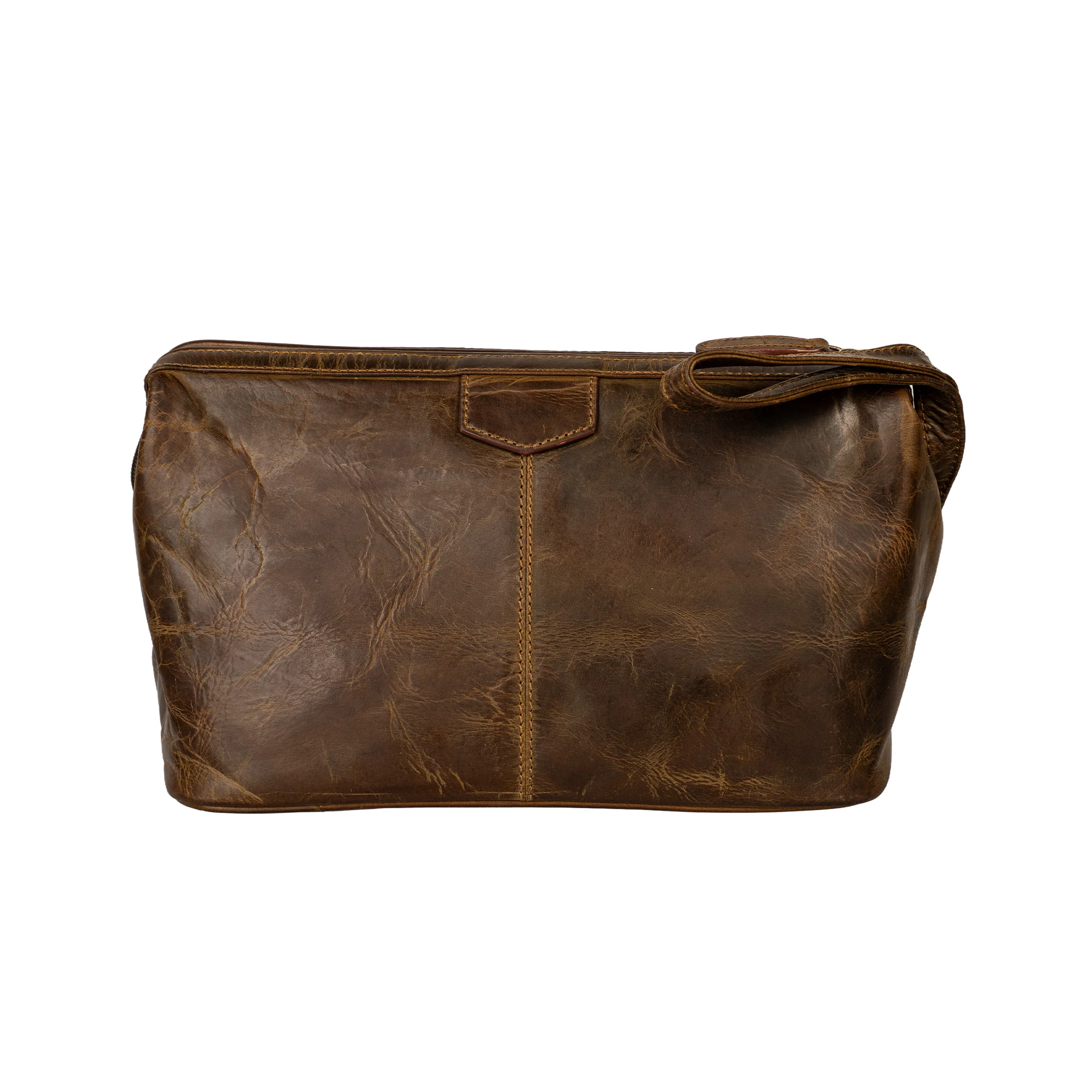 ITFC Hunter Leather Wash Bag - Image 3