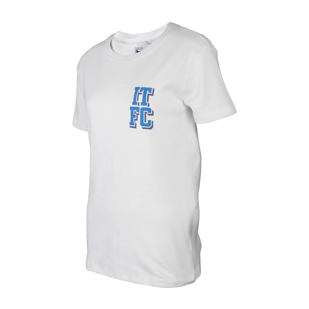Ladies White ITFC Print Tee - Image 4
