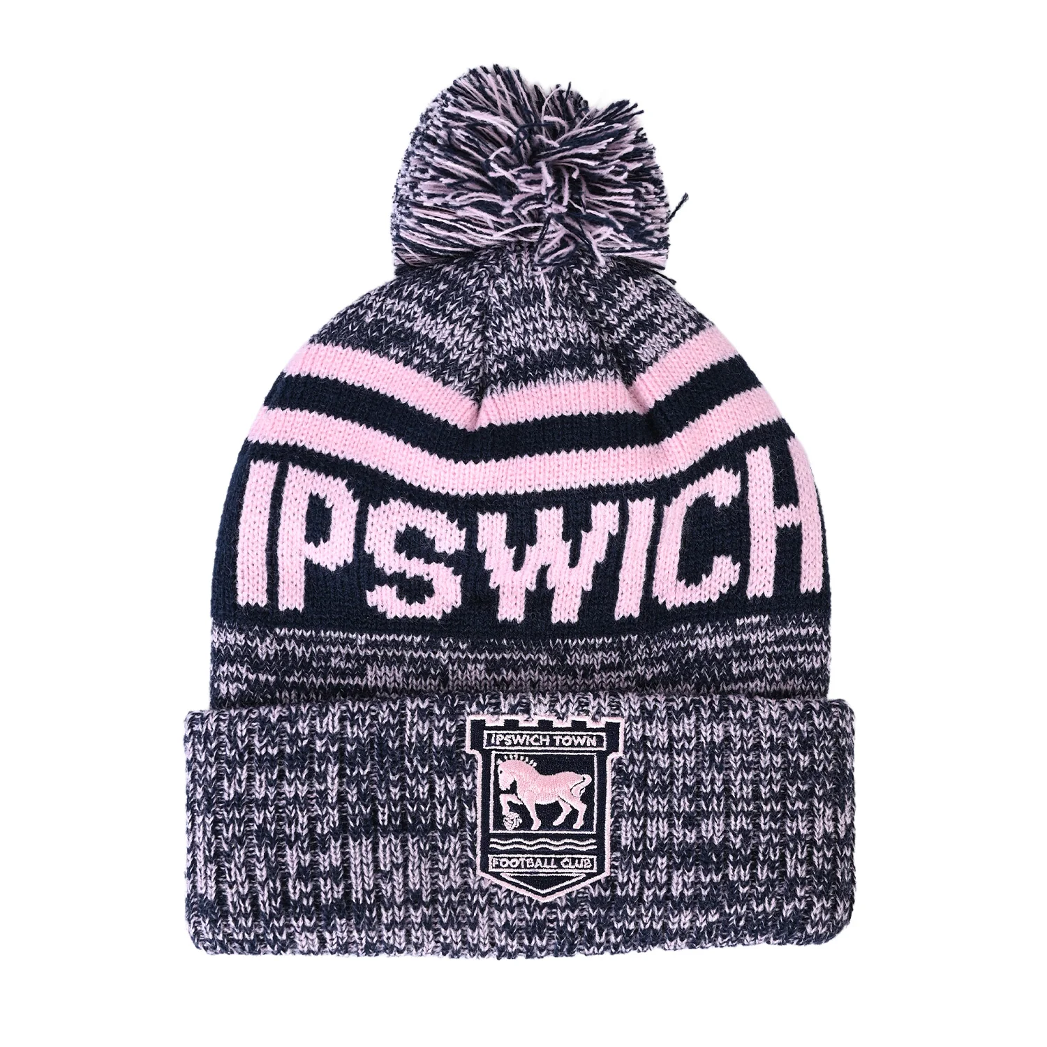 Navy/Pink Mix Bobble Ladies