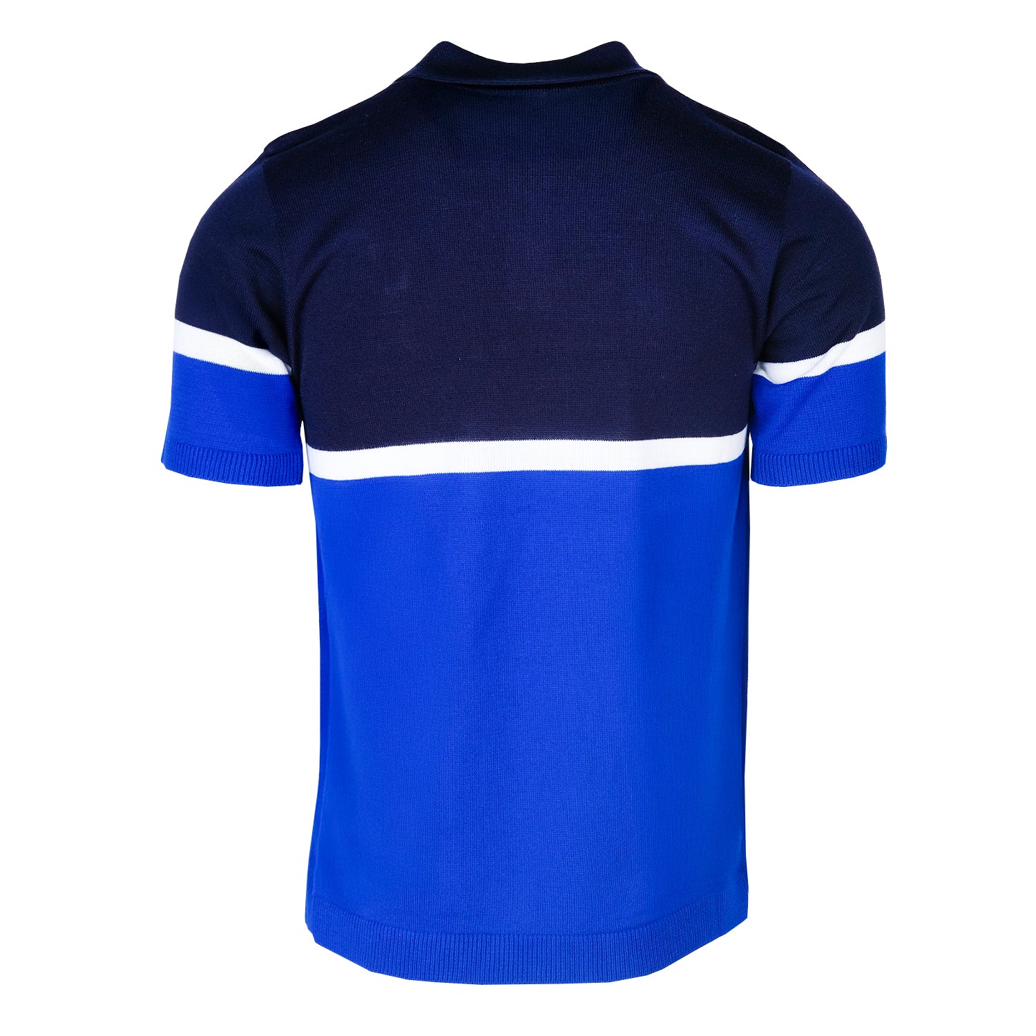 Navy/Royal Knitted Polo - Image 4