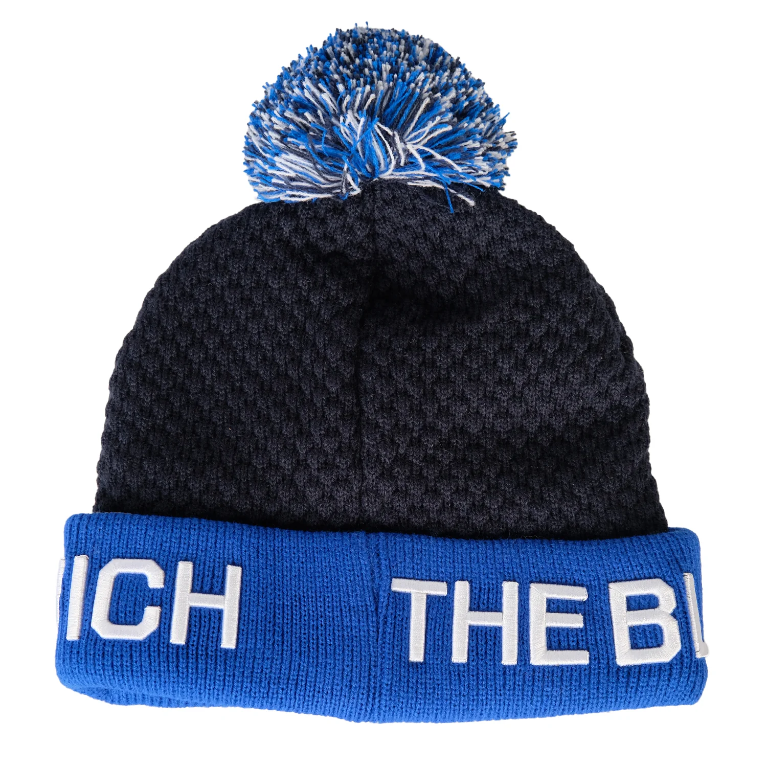Navy/Royal Waffle Bobble Adult - Image 2