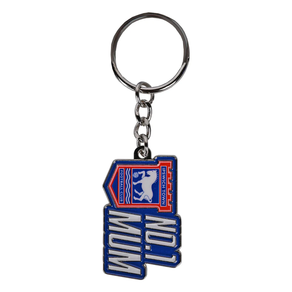 No1 Mum Metal Keyring