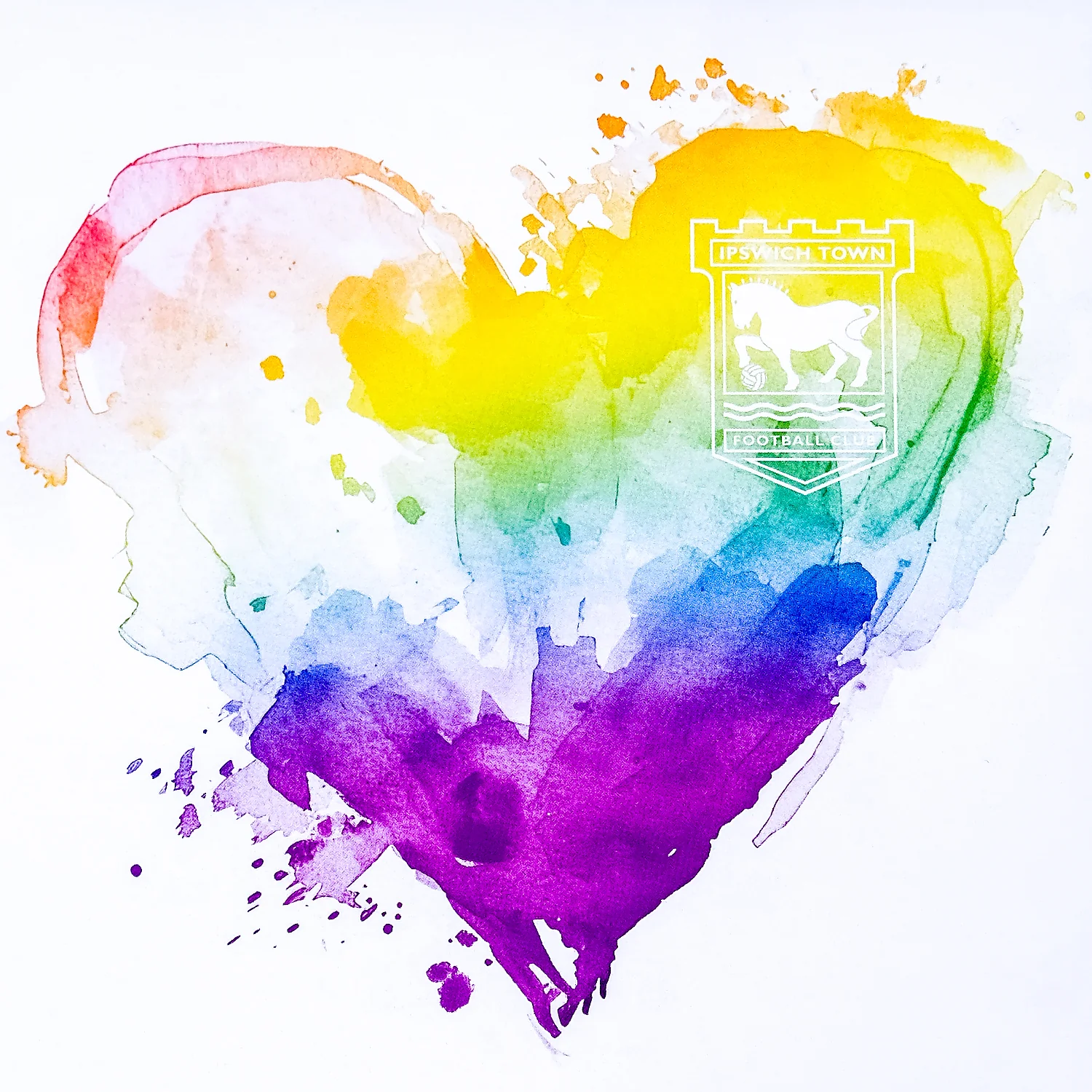 Rainbow Heart Card